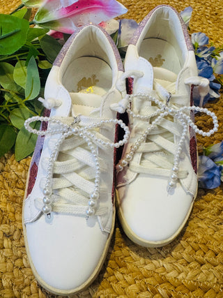 RTS Pearl Bow Shoe Charms