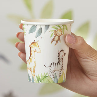 Safari Baby 7 oz. Paper Cups (Set of 16)
