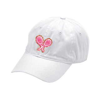 Tennis Patch White Cap