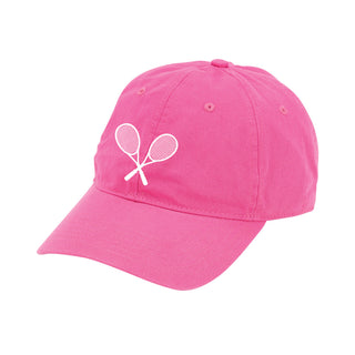 Tennis Racket Hot Pink Cap