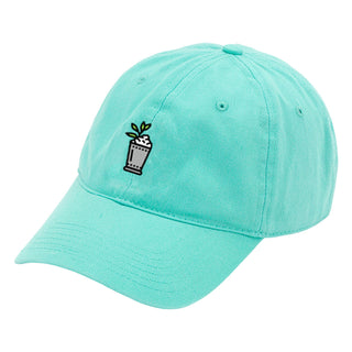 Mint Julep Embroidered Mint Cap