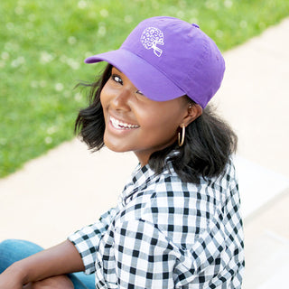 White Leopard Helmet Purple Cap