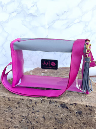 Makeup Junkie Bags - Fan Girl Smooth Gray In The Clear Pre-Order