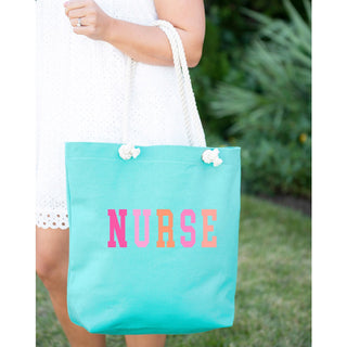 Nurse Mint Castaway Tote