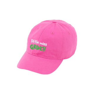 Little Miss Grinch Hot Pink Kids Cap