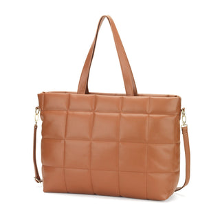 Camel Parker Puffy Tote