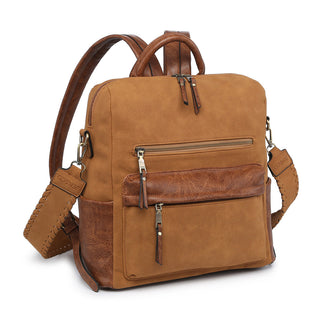 Amelia Suede Backpack w/ Guitar Strap