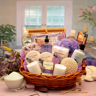 The Essence of Lavender Spa Gift Basket, Gift Baskets Drop Shipping - A Blissfully Beautiful Boutique