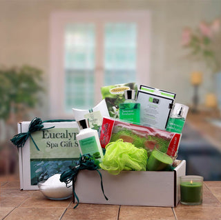 Eucalyptus Spa Gift Box, Gift Baskets Drop Shipping - A Blissfully Beautiful Boutique