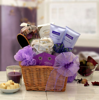 Lavender Relaxation Spa Gift Basket, Gift Baskets Drop Shipping - A Blissfully Beautiful Boutique