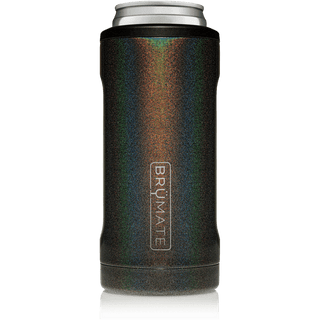 BRUMATE - HOPSULATOR SLIM | GLITTER CHARCOAL (12OZ SLIM CANS)