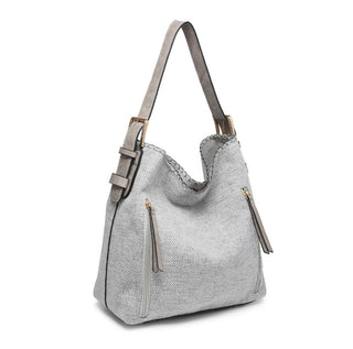 Alexa Canvas 2-in-1 Hobo Bag w/ Dual Zip Compartment