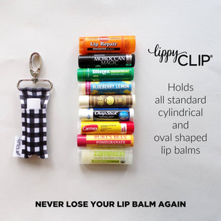 Buffalo Plaid LippyClip® Lip Balm Holder