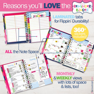 2023-24 Reminder Binder® Planner | January 2023 thru June 2024