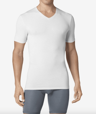 Tommy John - Second Skin High V-Neck Stay-Tucked Undershirt 2.0 - White