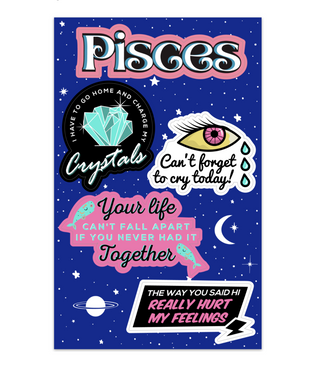 Pisces Astrological Sticker Sheet