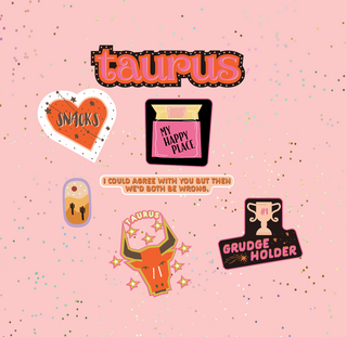 Taurus Astrological Sticker Sheet