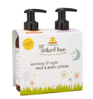 LIL' NAKED BEE- Morning & Night Lotion Gift Set