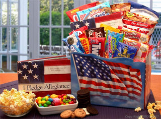 America The Beautiful Snack Gift Box, Gift Baskets Drop Shipping - A Blissfully Beautiful Boutique