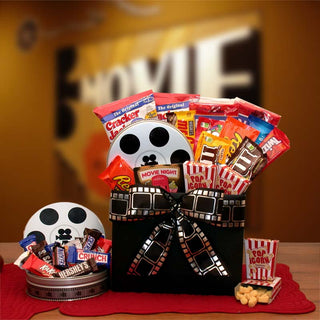 Movie Fest Gift Box w/ 10.00 RedBox Card, Gift Baskets Drop Shipping - A Blissfully Beautiful Boutique