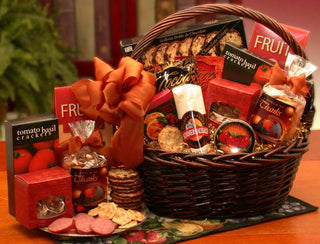 A Grand World Of Thanks Gourmet Gift Basket, Gift Baskets Drop Shipping - A Blissfully Beautiful Boutique