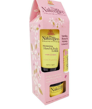 The Naked Bee - Classic Vanilla, Rose & Honey Gift Collection