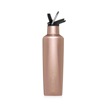 16oz Rehydration Mini Water Bottle Glitter Rose Gold - BRUMATE