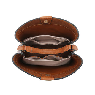 Tati Plaid Satchel w/ Inner Slip Pockets