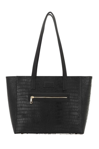 Black Crocodile Abbey Purse