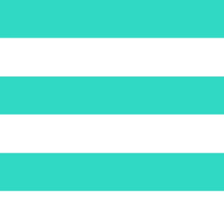 Mint Stripe Ultimate Tote