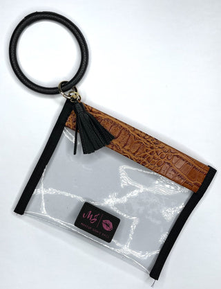 Makeup Junkie In The Clear El Dorado Wristlet, A Blissfully Beautiful Boutique - A Blissfully Beautiful Boutique