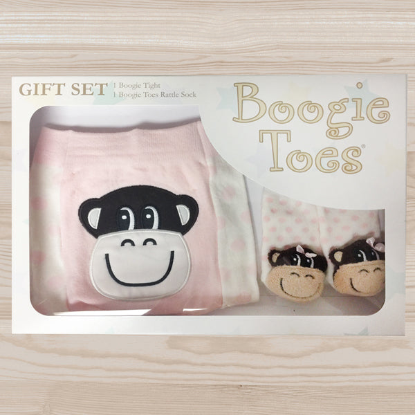 Boogie Toes Tights and Boogie Toes Baby Rattle Socks Gift Sets
