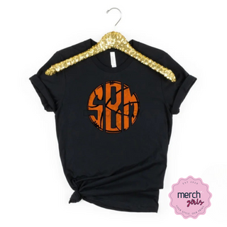 Basketball Monogram Graphic Tee, Merch Girls - A Blissfully Beautiful Boutique