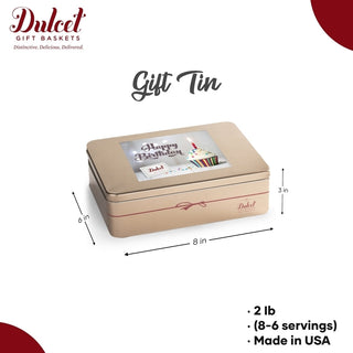 Favorite Black and Whites Cookie Tin, Dulcet Gift Baskets - A Blissfully Beautiful Boutique
