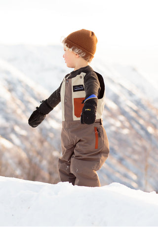Waterproof Snow bib for youth and toddler, Keep the Littles Wild - A Blissfully Beautiful Boutique