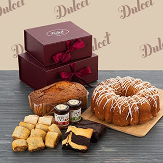 Sweet As Honey 2 Tiered Gourmet Gift B0x, Dulcet Gift Baskets - A Blissfully Beautiful Boutique