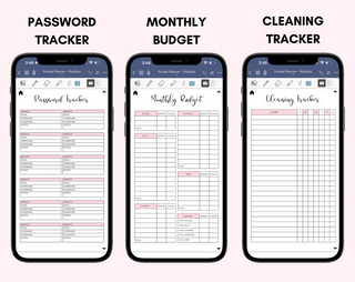 Digital Phone Planner Pink, Jessica Autumn - A Blissfully Beautiful Boutique