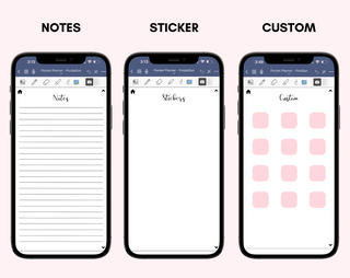 Digital Phone Planner Pink, Jessica Autumn - A Blissfully Beautiful Boutique