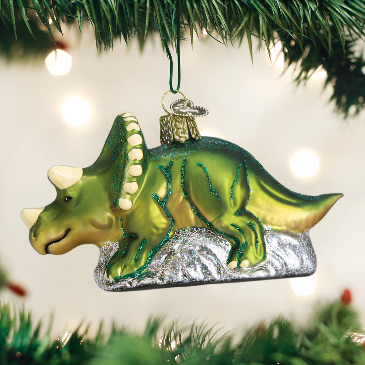 Dinosaur Triceratops Ornament - Thumbnail 4