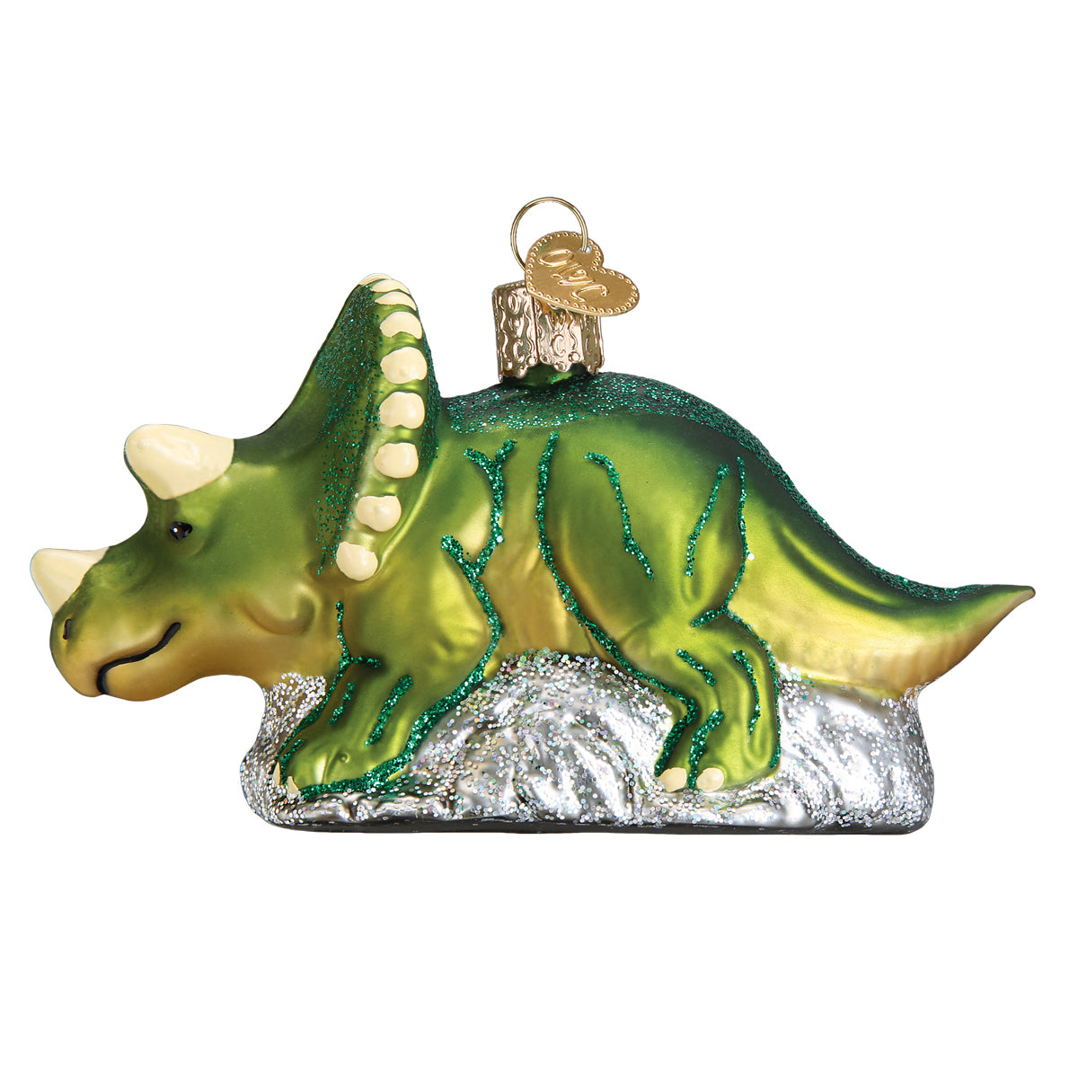 Dinosaur Triceratops Ornament