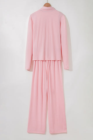 Light Pink 3-Piece Cozy Knit Lounge Set