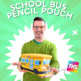 School Bus Pouch; Pencil Case, BERTEAU & Co. - A Blissfully Beautiful Boutique