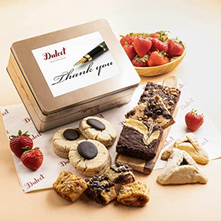 Gourmet Cookie and Brownie Tin, Dulcet Gift Baskets - A Blissfully Beautiful Boutique