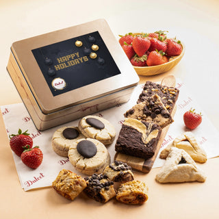 Gourmet Cookie and Brownie Tin, Dulcet Gift Baskets - A Blissfully Beautiful Boutique