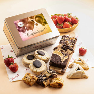 Gourmet Cookie and Brownie Tin, Dulcet Gift Baskets - A Blissfully Beautiful Boutique