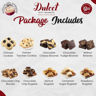 Gourmet Cookie and Brownie Tin, Dulcet Gift Baskets - A Blissfully Beautiful Boutique