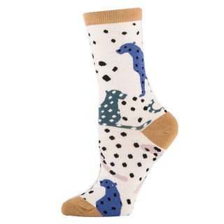 Cheetah Charm - Women's Cotton Crew Socks