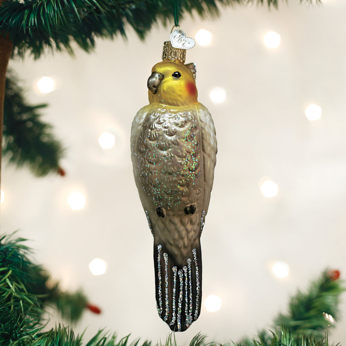 Old World Christmas Cockatiel Ornament - Thumbnail 5