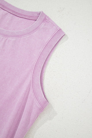 Phalaenopsis Mineral Wash Tank Mini Dress with Pockets, A Blissfully Beautiful Boutique - A Blissfully Beautiful Boutique