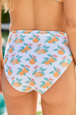 Everyday Fanta-Sea Orange Print Printed Bikini Bottom
